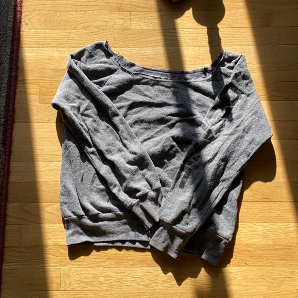 Off shoulder sweater